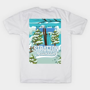 Stratton Mountain Ski poster T-Shirt